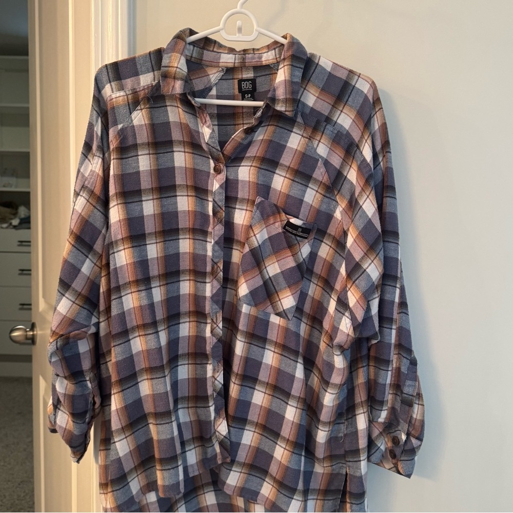 Women  plaid shirt by BDG l size Small
